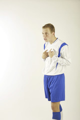 Fußballspieler - Reklamation