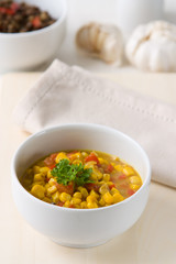 Kokosmilch Mais Curry