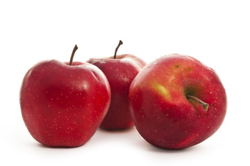 red apples