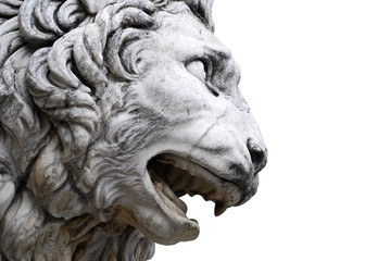 Obraz premium Sculpture of lion