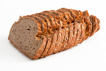 Geschnittenes rustikales Mehrkornbrot