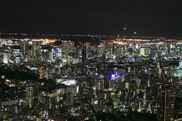 Fototapeta na wymiar Tokio Megacity w nocy