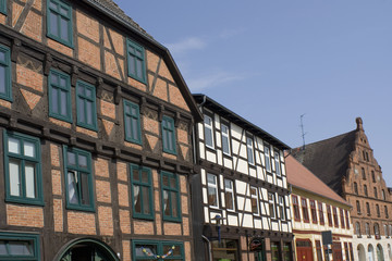 Häuserzeile in Parchim