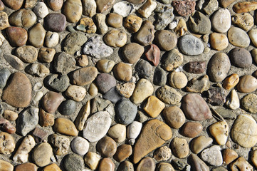 pebbles wall background