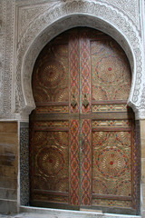 Prachtvolle Eingangstür in Fez, Marokko