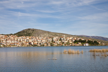 Fototapeta na wymiar Cityscape of Kastoria, Greece