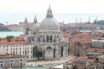 Fototapeta na wymiar an aerial view of Venice - Italy