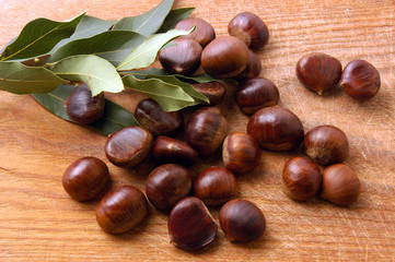 Castagne con alloro