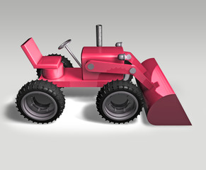 Radlader rot