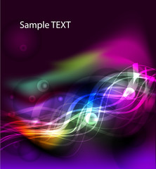 Abstract wavy design