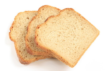 Drei Brotscheiben