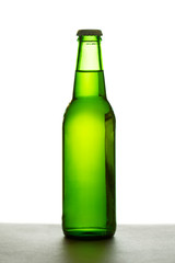 Green beer bottle