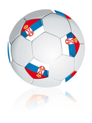 Serbia soccer ball