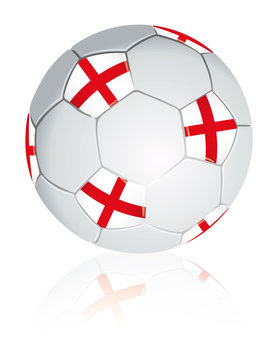 England soccer ball