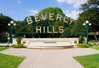 Fototapeta premium Park w Beverly Hills w Kalifornii