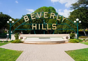 Cercles muraux Lieux américains Park in Beverly Hills California