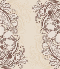 vintage floral background