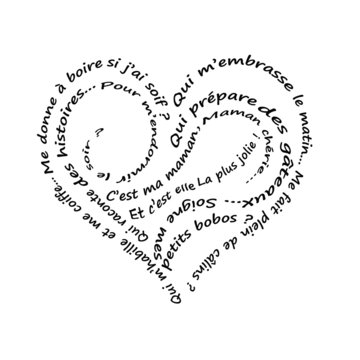 Po&egrave;me de f&ecirc;te des m&egrave;res