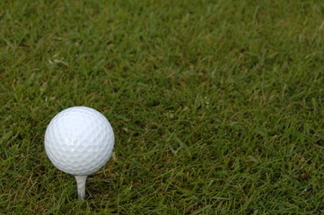 Golf Ball on Tee