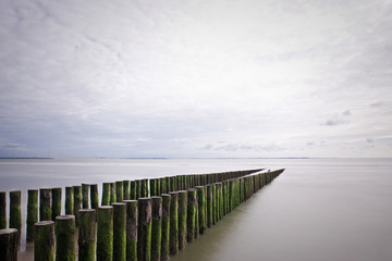 Fototapeta na wymiar The north-sea in Zeeland / NL