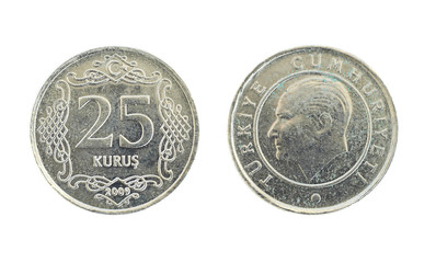 25 Turkish Kurus