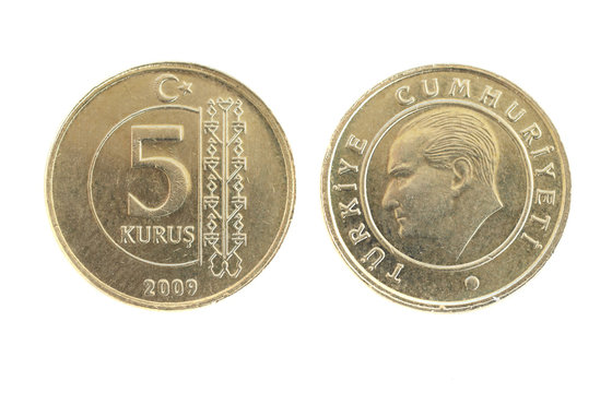 5 Turkish Kurus