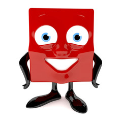 Smiling characters