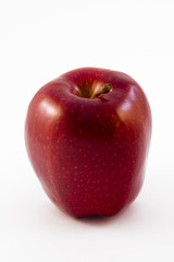 red apple isolated on white