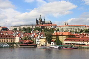 Naklejka na ściany i meble Prague cityscape