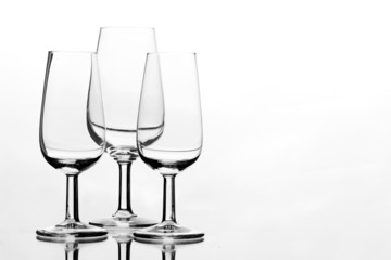 three glasses of wine