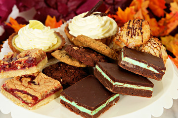 Assorted Cookies and Lemon Tart