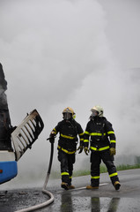 Firefighters in Action