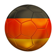 Fototapeta premium Fussball deutschland 3d