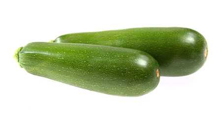 Zucchinis isolated
