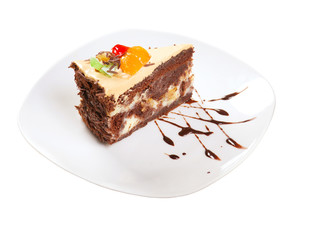 chocolate cake.sweet dessert