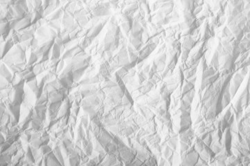 Crumbled white paper