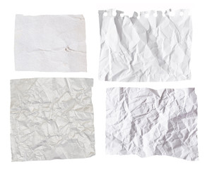 wrinkled papers collection