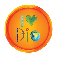 Bio concept badge