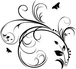 Branch. Decorative element for design. Vector