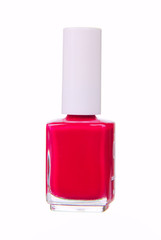 Red nailpolish isolated