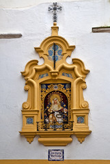 Votive shrine in Seville, Spain