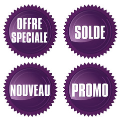 bouton, icone solde, promo, offre spéciale
