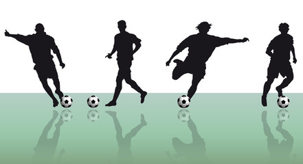 Calciatori in azione