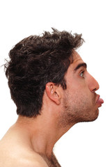 Obraz premium Crazy man