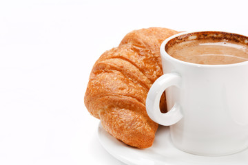 coffee and croissant