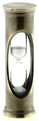 sablier de marine en bronze, fond blanc