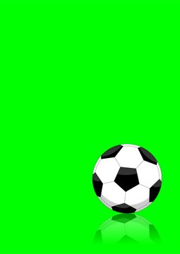 Soccer ball layout