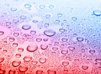 background of water drops