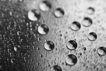 background of water drops