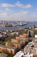 Panorama Hamburg, Hamburger Hafen, St. Pauli